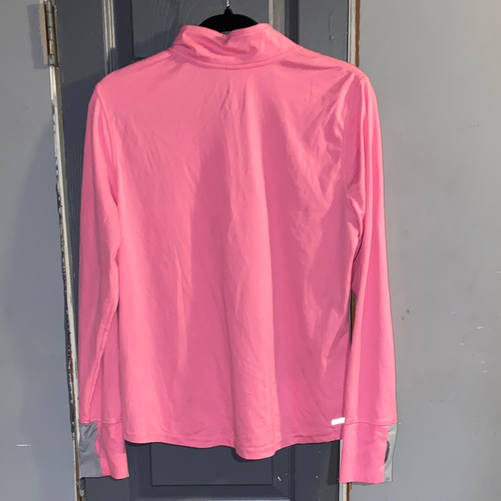 Danskin Now Pink and Gray Women's Jersey Top - Picture 4 of 8